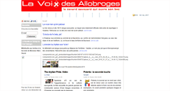 Desktop Screenshot of lavoixdesallobroges.org