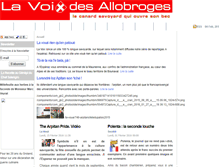 Tablet Screenshot of lavoixdesallobroges.org